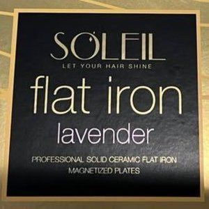 Soleil Flat Iron - Solid Ceramic - Lavender